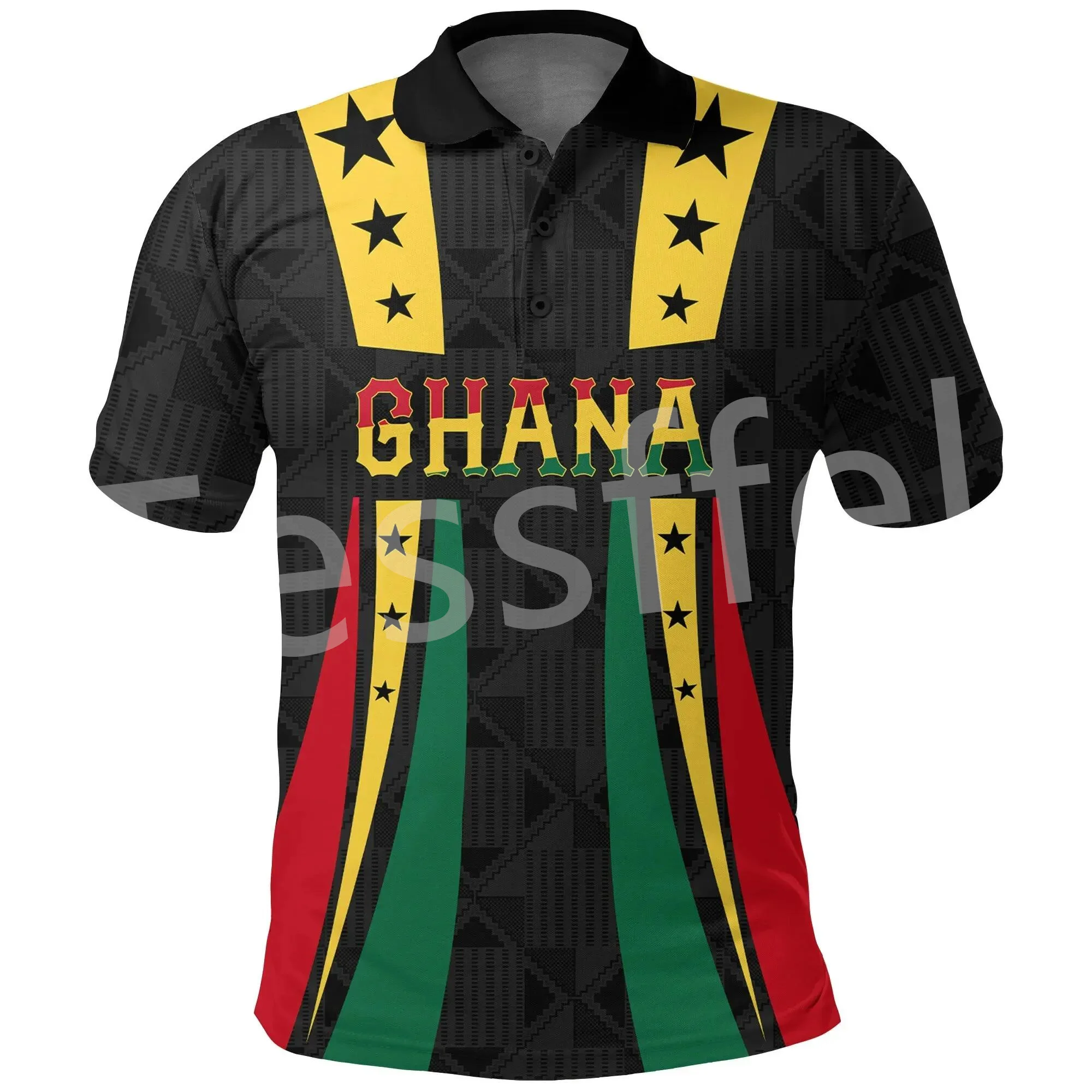 

Tessffel Africa Country Ethiopia Tigray Flag Retro Native 3DPrint Summer Casual Polo Shirts Men/Women Short Sleeve Streetwear A1