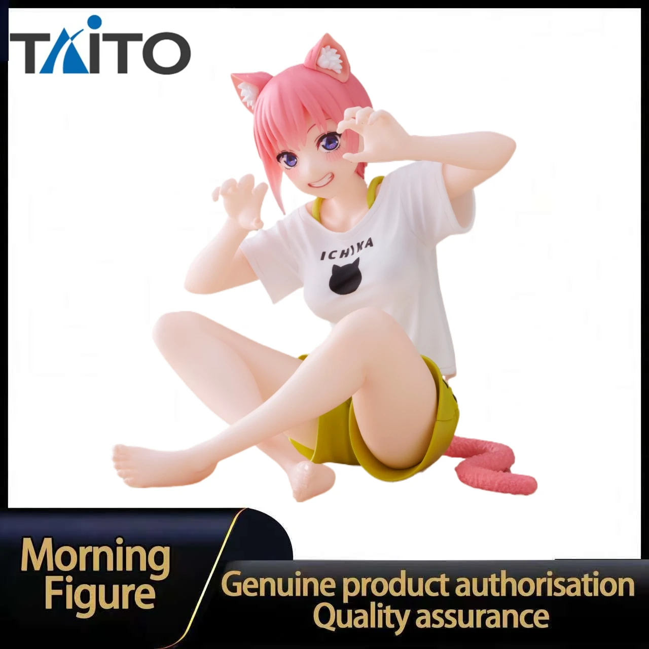 

В наличии: Коллекционная фигурка TAiTO Desktop Cute The Quintessential Quintuplets ∬ Накано Ичика в домашней одежде с кошкой (новая рисовка)