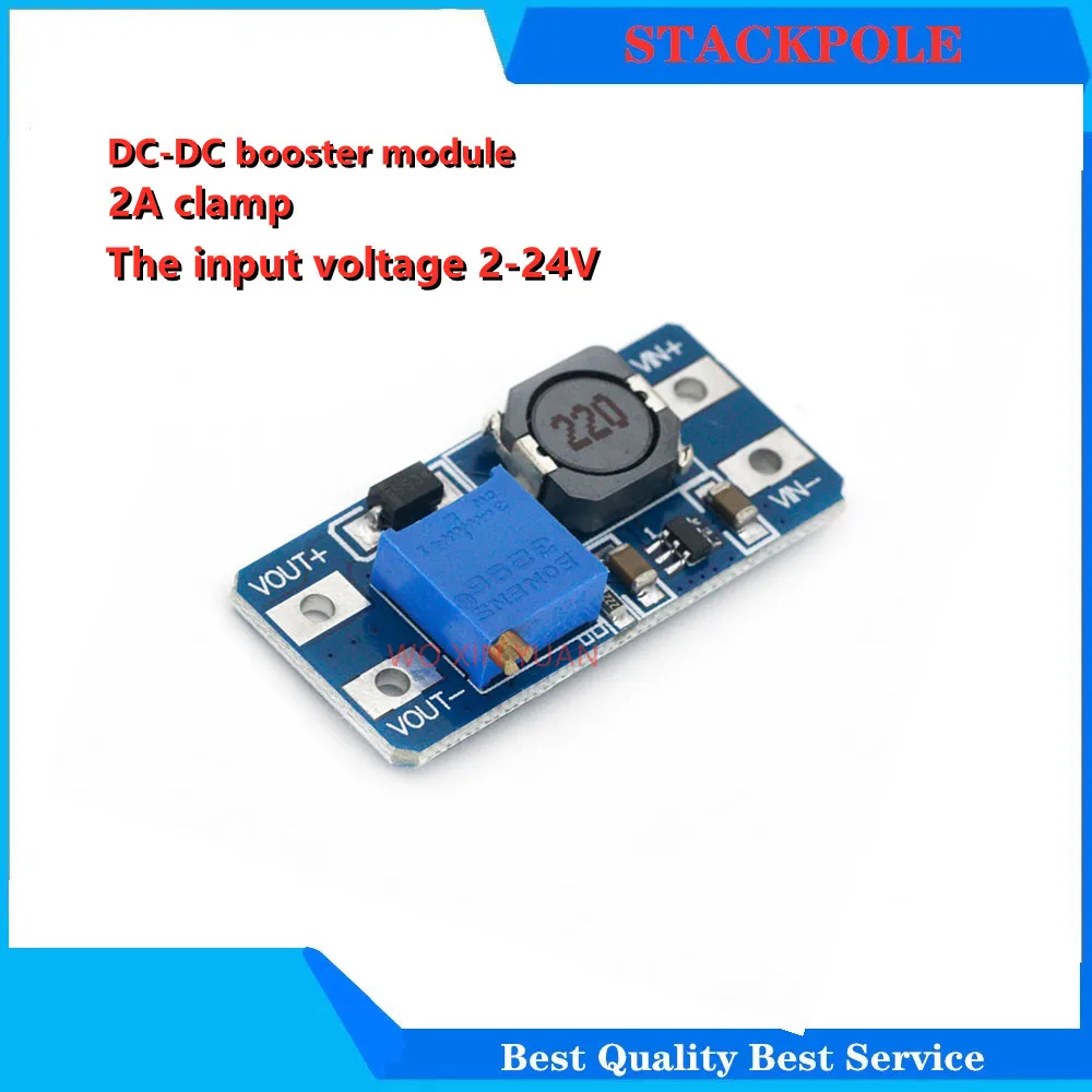 

5pcs MT3608 2A Max DC-DC Step Up Power Module Booster Power Module