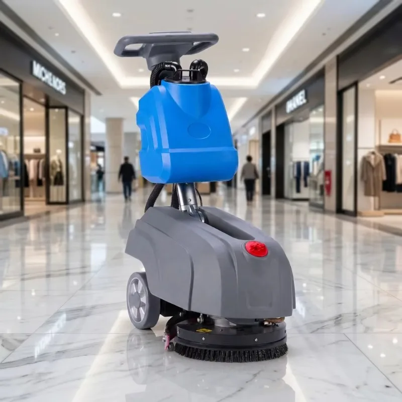 Zoyon ZY-D1 Dolphin Bionic Compact Floor Scrubber Low Noise Portable for Small Space Cleaning
