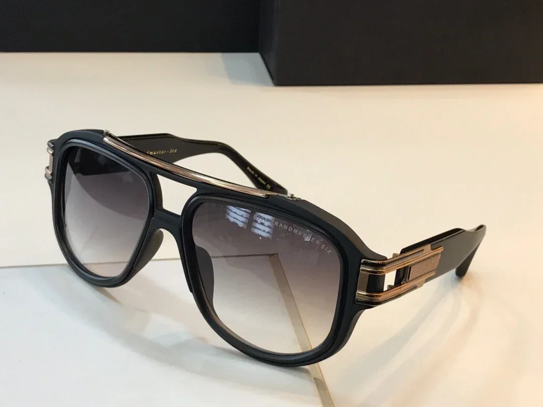 ADITA Grandmaster Six Hochwertige Sonnenbrille für Herren, Titan-Stil, modisches Design, Sonnenbrille für Damen, mit Box 6
