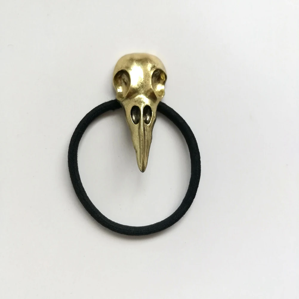 

Headbands Metal Crow Skull Hair Circles Accessories Women Pin Ring Tie Hoop Novelty Elastic Accessory Miss