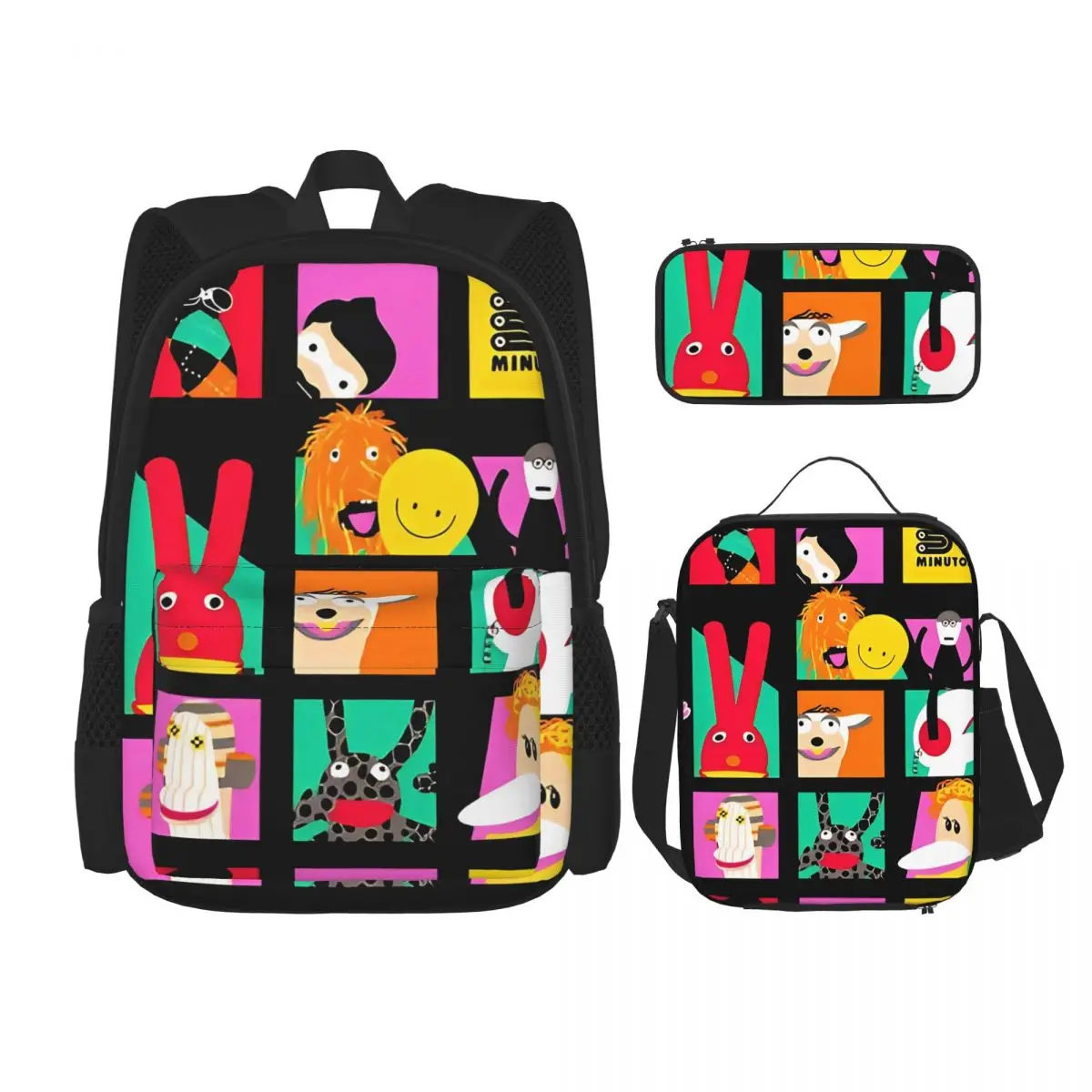 

Рюкзак 3 шт./компл. 31 минуто для мальчиков и девочек, чилийская комедия, рюкзак для ноутбука, компьютера, сумка для обеда, пенал