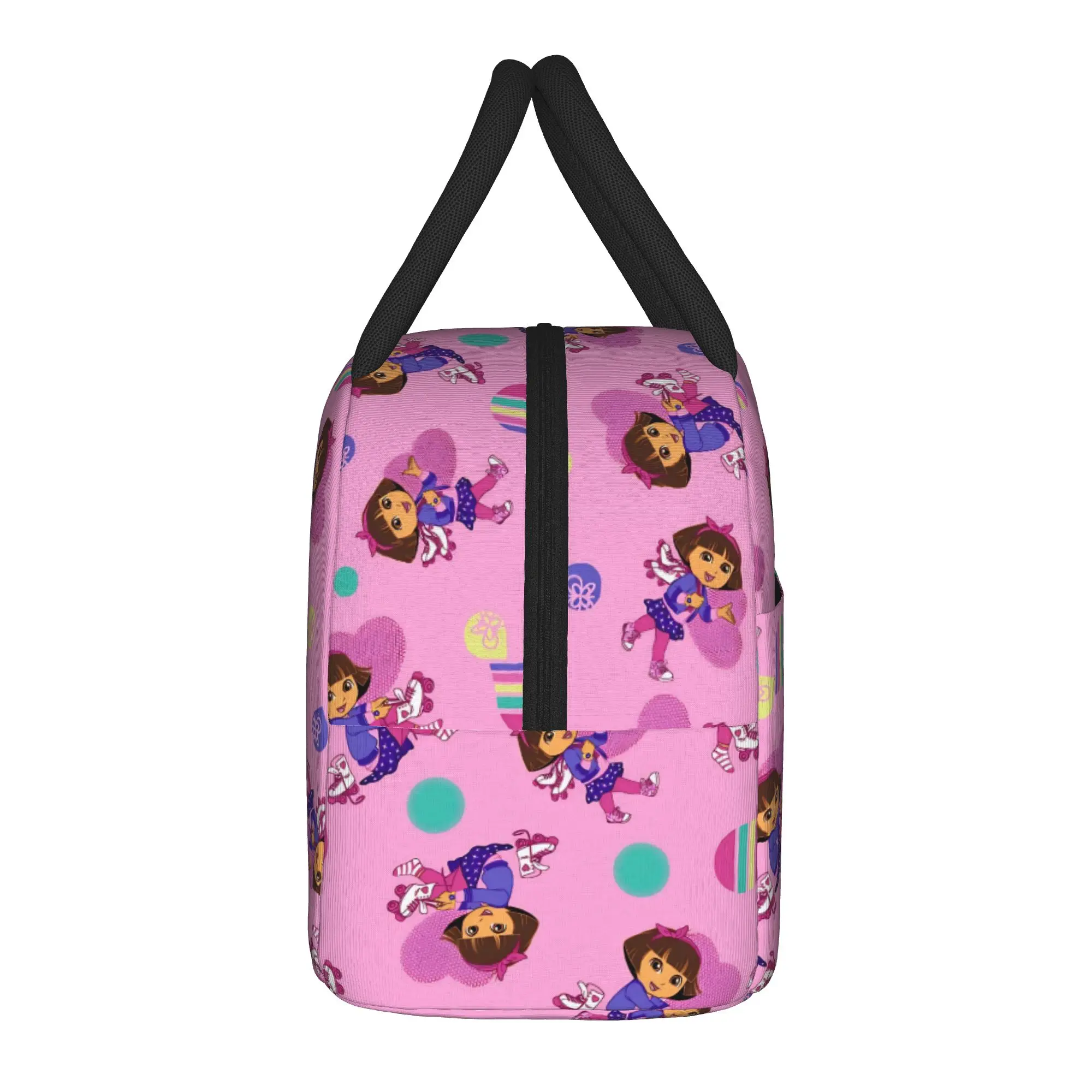 D-Doras Cartoon Insulated Lunch Bags Thermal Bag Reusable,Meal Container  High Capacity Tote Lunch Box Bento Pouch Beach  Travel