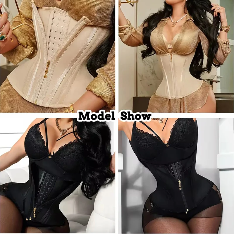 Fajas Colombian Girdle Waist Trainer Double Compression Shorts Tummy Control Sheath Slimming Flat Stomach Modeling Belt XS-3XL