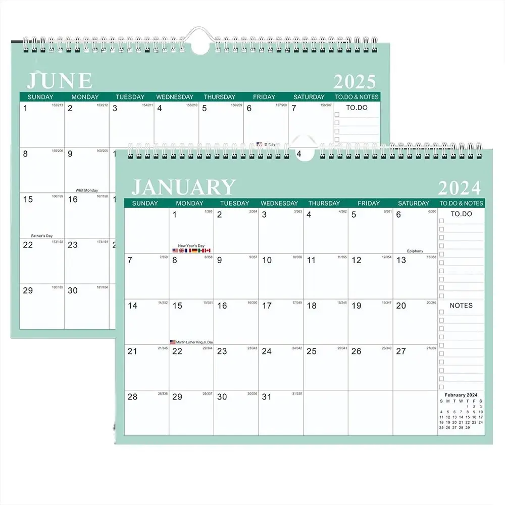 

Agenda Organizer 2024 Large Wall Calendar Daily Schedule Schedule Planner English Hanging Agenda 18 Months To-do lists