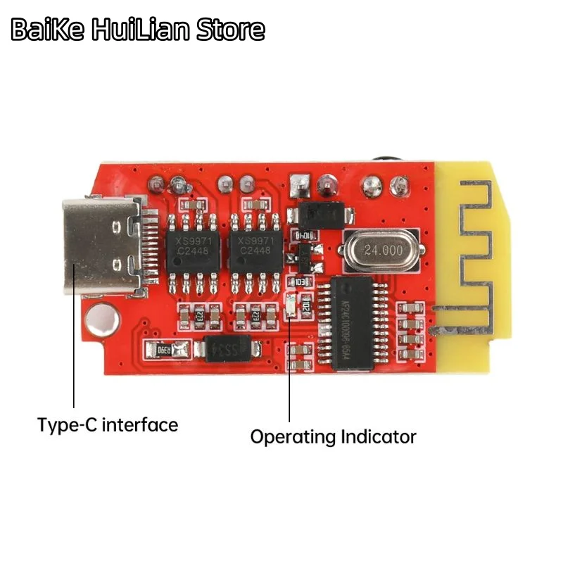 

Micro USB Type C 5W+5W Digital Audio Amplifier Board Dual Plate DIY Bluetooth Speaker Modification Sound Music Module 5V/2A