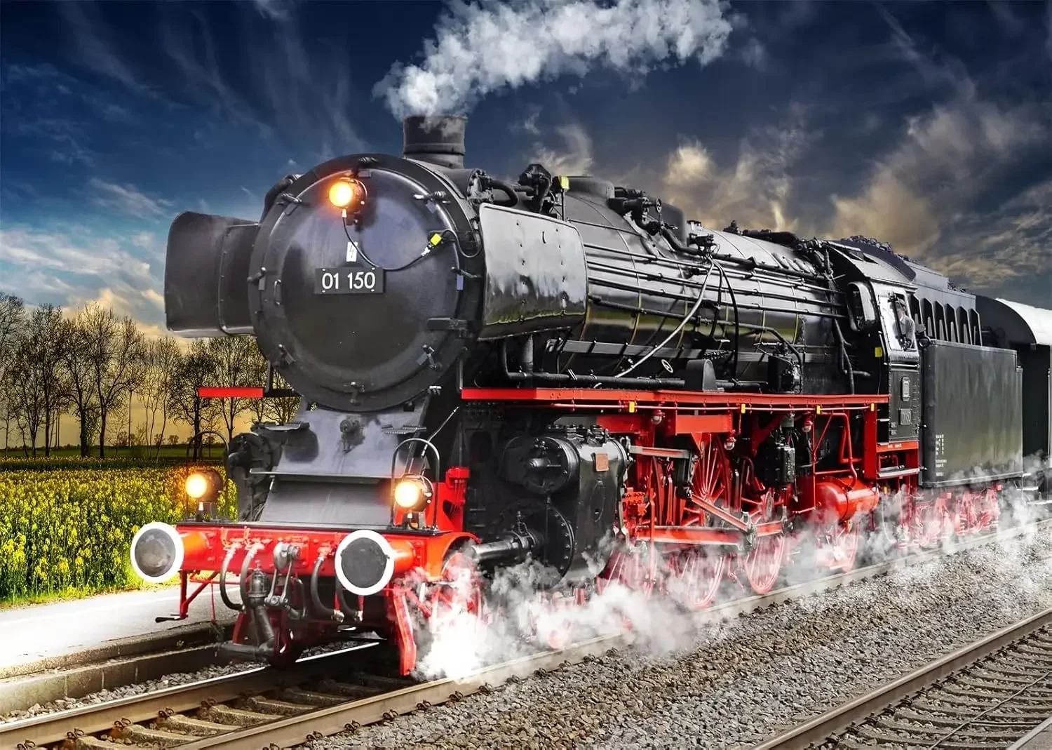 Vintage Steam Locom…