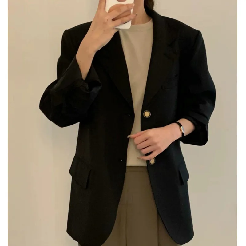 [MODX] New Korean Designer Style Outfit For Autumn 2024, Paired With A Single Breasted Casual Suit Jacket