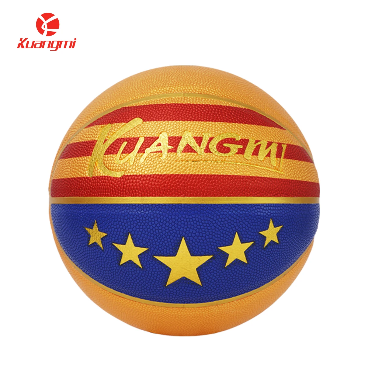 

Kuangmi Basketball Official Size 7 High Quality Wear-Resistant Anti-Slip PU Material Balls Adults Indoor Outdoor Game Ball