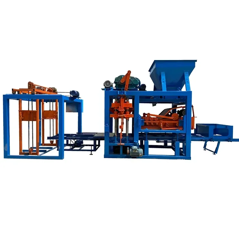 QTJ4-25 Full Automatic Block Making Machine 20 Seconds Cycle Concrete Brick Machine