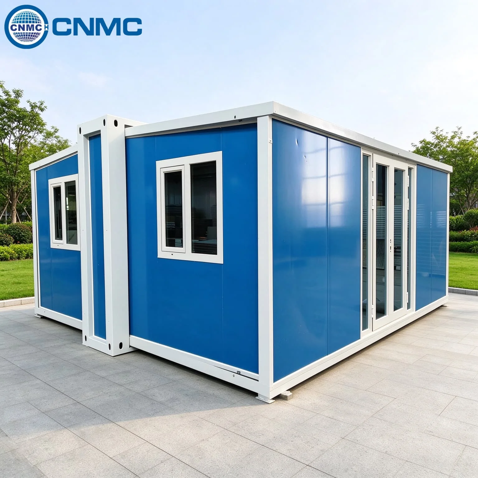 20FT Expandable Folding Container House Heavy Steel Frame Sandwich Panel Mgo Floor For Temporary Site Living Office