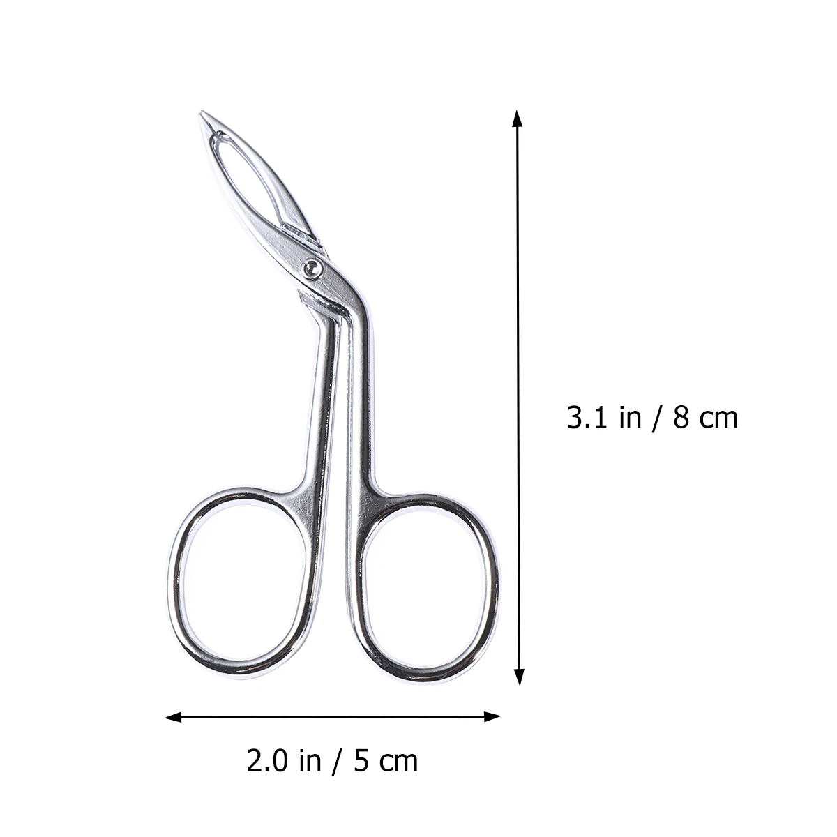 

2Pcs Slanted Eyebrow Tweezers Stainless Steel Facial Hair Remover Precision Hair Plucker Beauty Tool for Eyebrow Shaping Daily