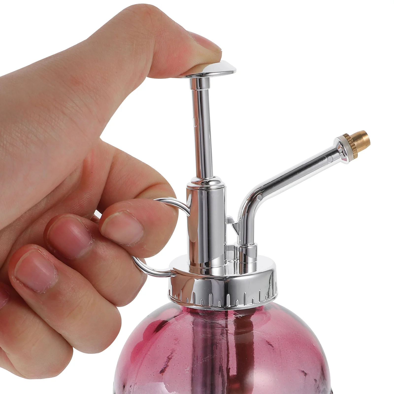 

Glass Watering Can with Fine Spray Mist for Indoor Outdoor Plants Compact Lightweight Design Perfect for Succulents Flowers and