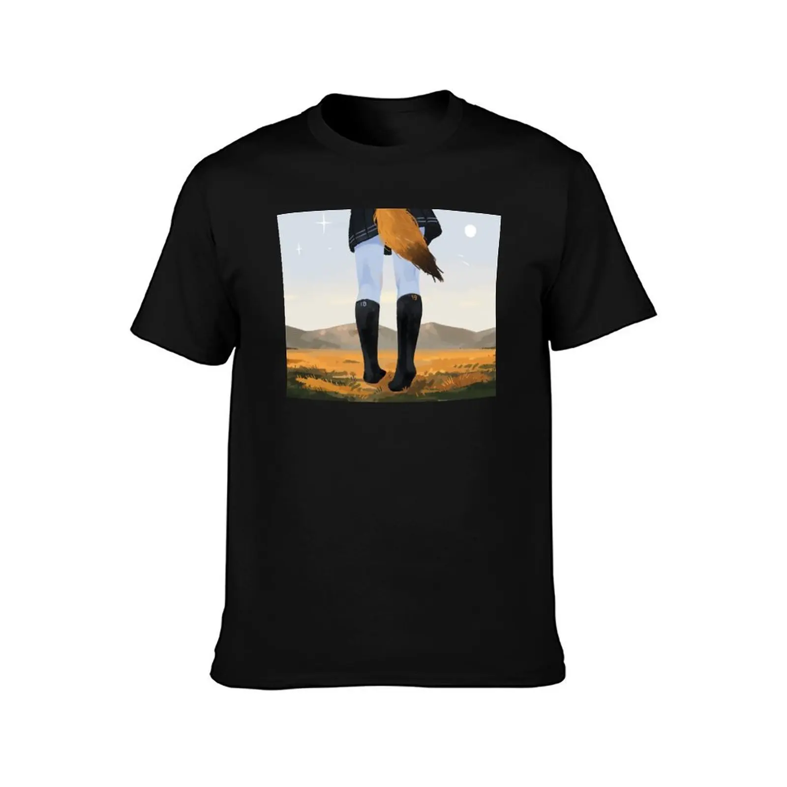 Fox in socks T-Shirt Sweat Absorbing Sports Tee Shirt