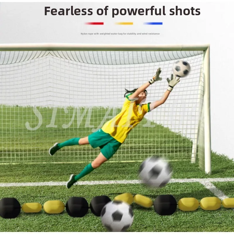 Goalkeeper Deflection Equipment Football Training Kit Single Wire Deflector for Reflex Agility Training