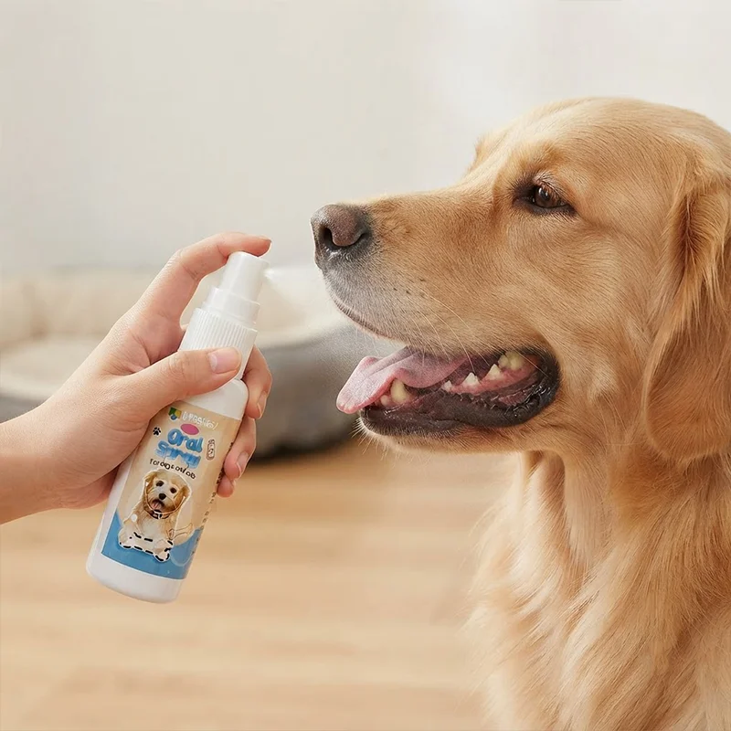 2/3 pieces of pet oral spray, helps reduce tartar residue, cleans pet oral odors, suitable for those who resist brushing teeth,