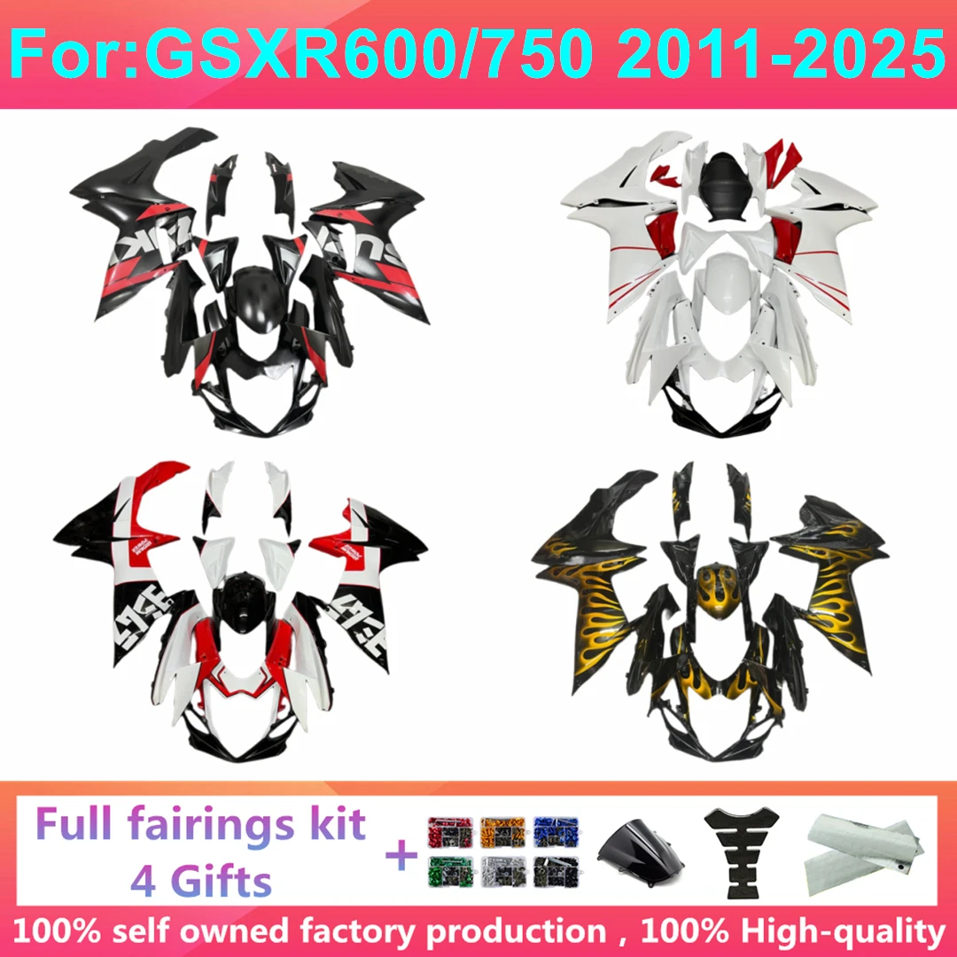 For GSXR 600 750 K11 Gsxr600 Gsxr750 Gsx600r Gsx750r 2011 - 2025 2013 2015 Full Fairing Kit Motorcycle Bodywork Fairings Kits
