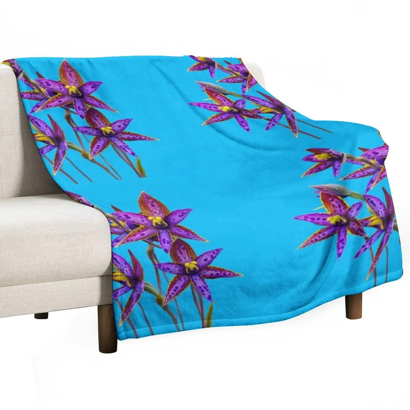 

Queen of Sheba boquet Throw Blanket Soft Plush Plaid decorative Extra Large Throw Cute Blankets