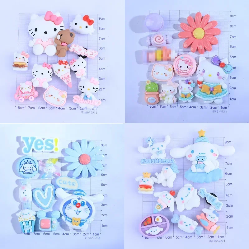 

Sanrio Hello Kitty Shoe Accessories Kulomi Cinnamon Dog Chiapa Dog Melody Anime ShoeFlower Shoe Buckle Children's Gifts