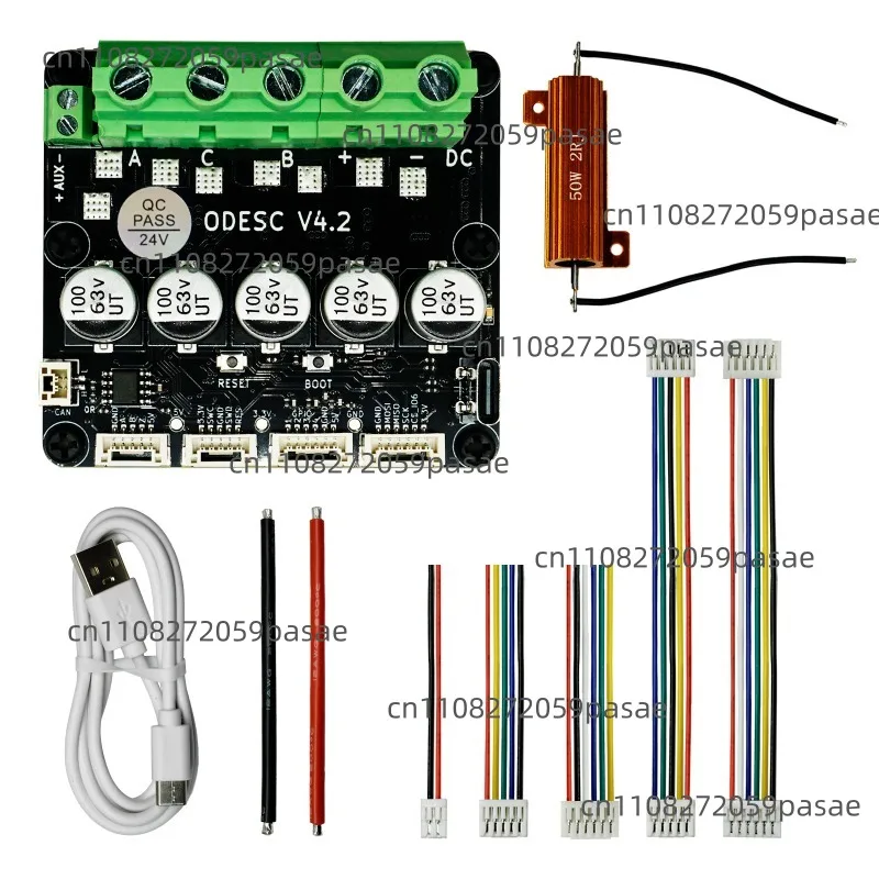 V4.2 8-24V Single-Drive High-Current High-Precision Brushless Servo Motor Controller, Based on for 3.6 Upgrade