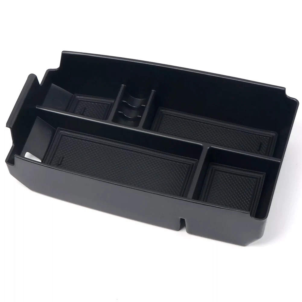 Car Interior Storage Console Armrest Storage Box Easy Installation High Universality Fitment Made Of ABS Material