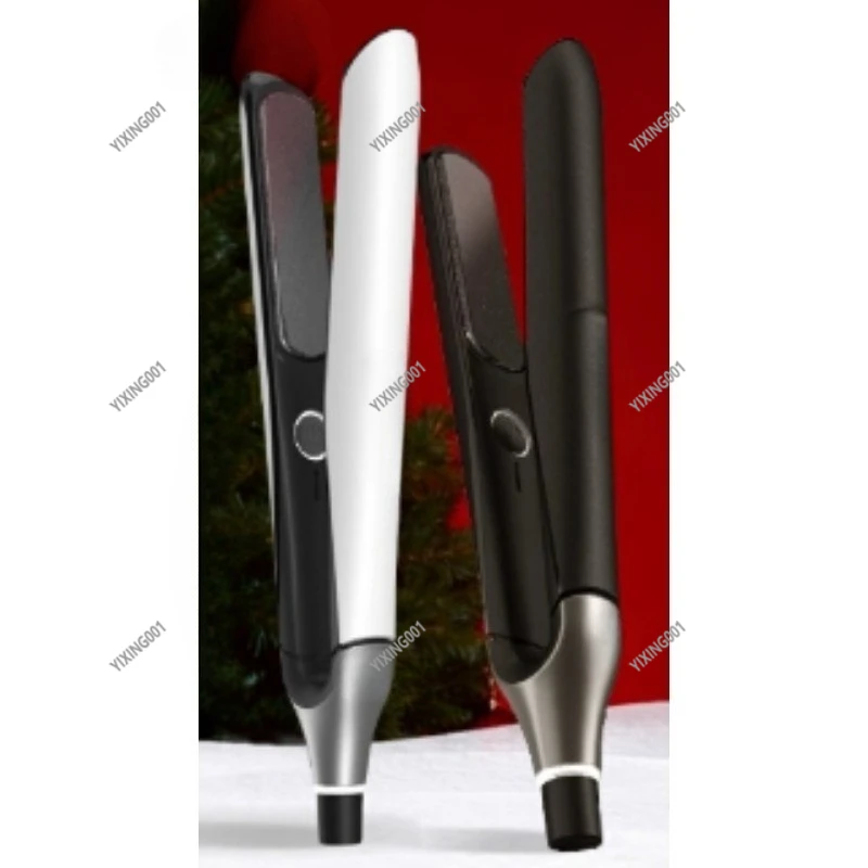 2-in-1 Hair Straightener Curler, Smart Temperature Control Styling Iron for All Hair Types