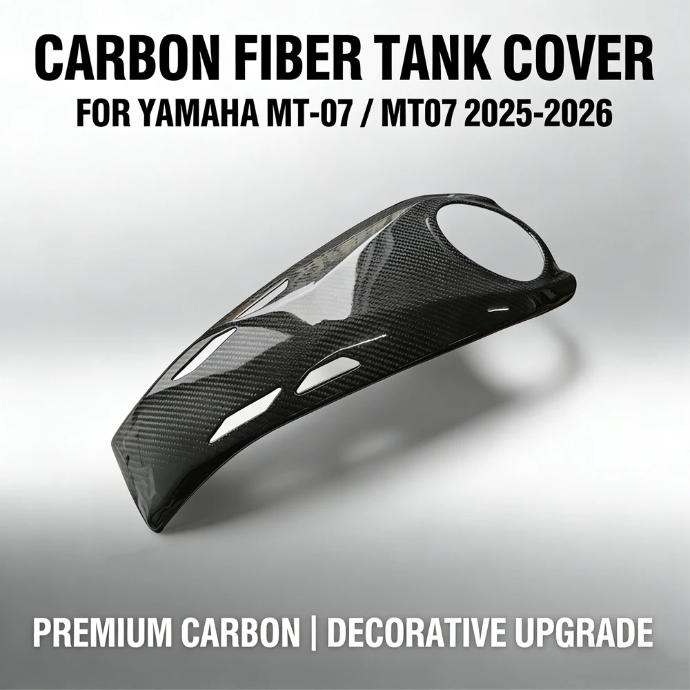 

Carbon Fiber Motorcycle Middle Fuel Tank Decorative Cover for YAMAHA MT-07 MT07 2025-2026