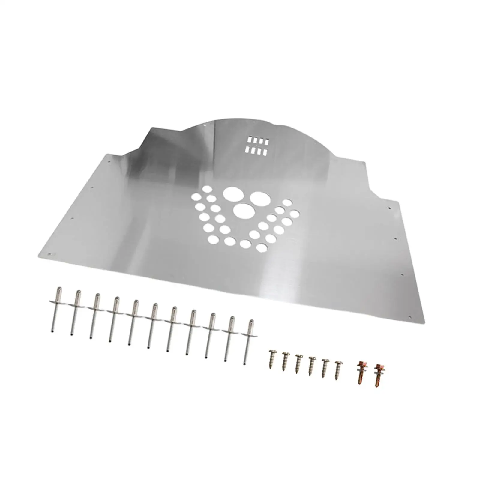 Catalytic Converter Shield Aluminum Alloy with Tamperproof Security Screws Vehicle Protection Shield Security Protection