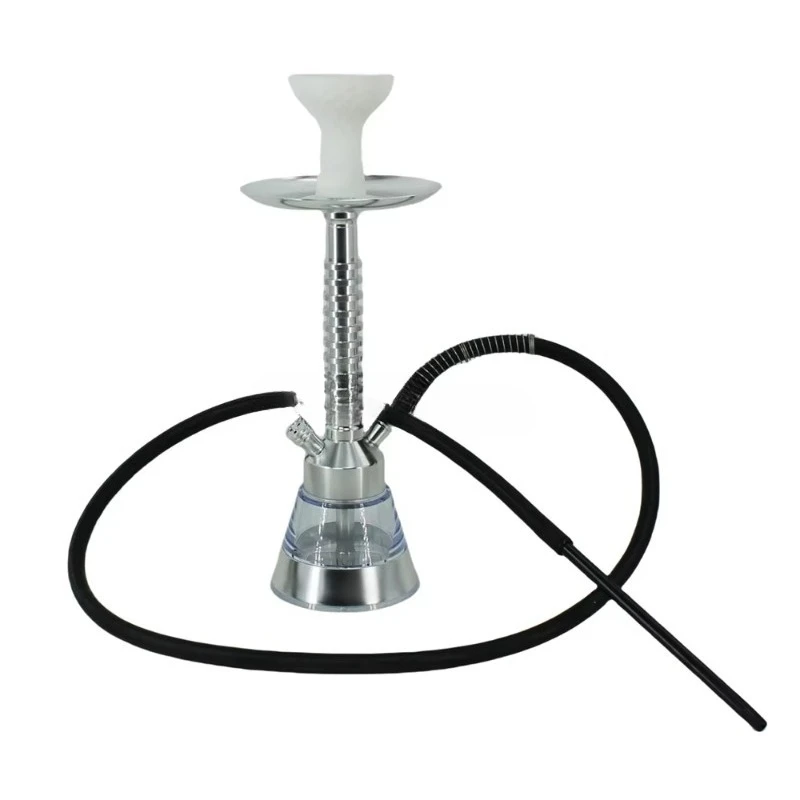 

Compact new aluminum hookah pipe single hose hookah set