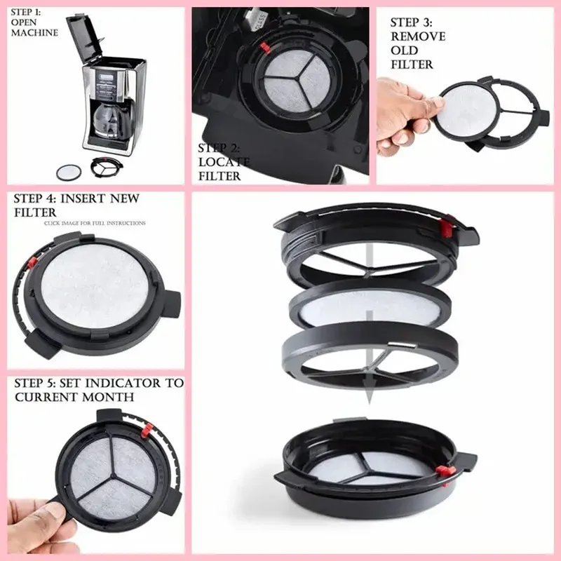 1pcs Mr. Coffee Coffee Maker Water Tank Filter Cartridge Activated Carbon Filter Cartridge Water Filter Top Choice for Home Use