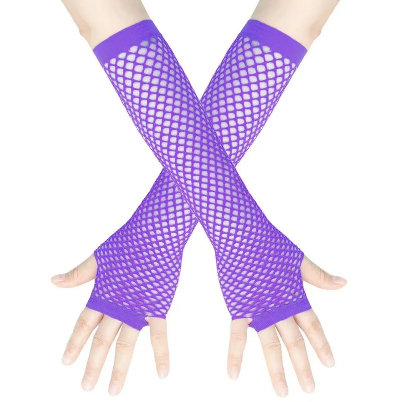 Fishnet Gloves New Fashion Fingerless Long Gloves Arm Cuff Party Wear Fancy Dress Gloves for Womens Sexy Beautiful Arm Warmer