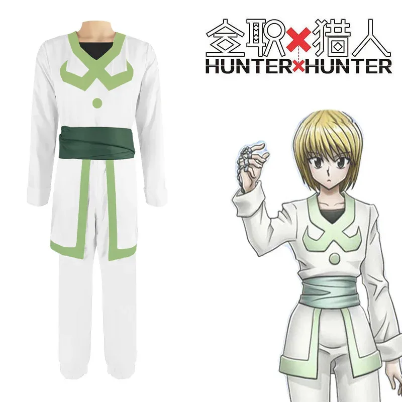 Disfraz de Cosplay de X HUNTER Kurapika Hisoka Gon Freecss Illumi Zoldyck Machi Shalnark, ropa de Anime de todas las series, 8'm6,