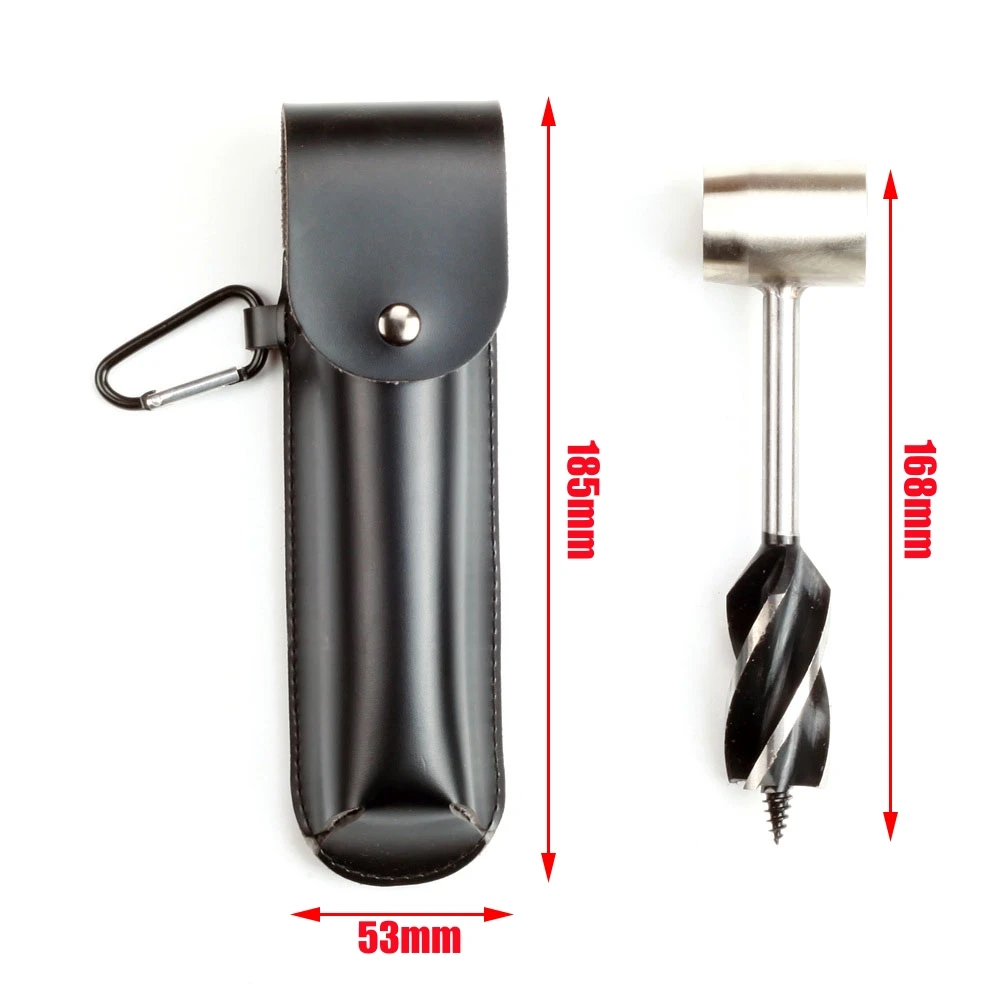 Imagem -06 - Brocas Auger para Sobrevivência ao ar Livre Ferramenta de Perfuração para Camping Bushcraft Hole Maker Manual Chave Núcleo de Broca de Madeira Carpintaria