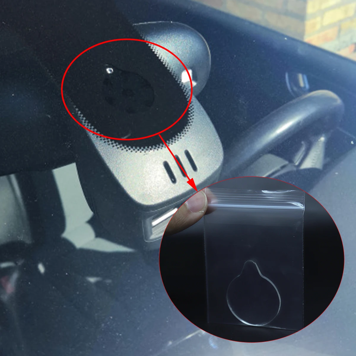 Para SEAT Altea XL 2006 - 2023 Sensor de luz de lluvia almohadilla de Gel película adhesiva cojín de silicona Kit de reparación de chips de parabrisas cinta fija 7612