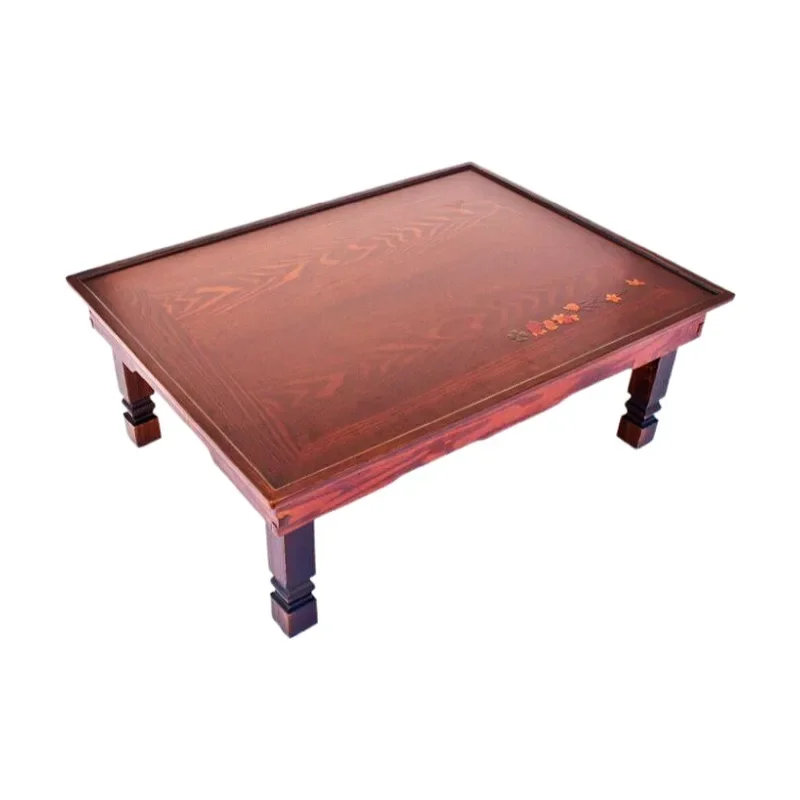 Folding Legs Korean Table Living Room Tea Table Traditional Style Asian