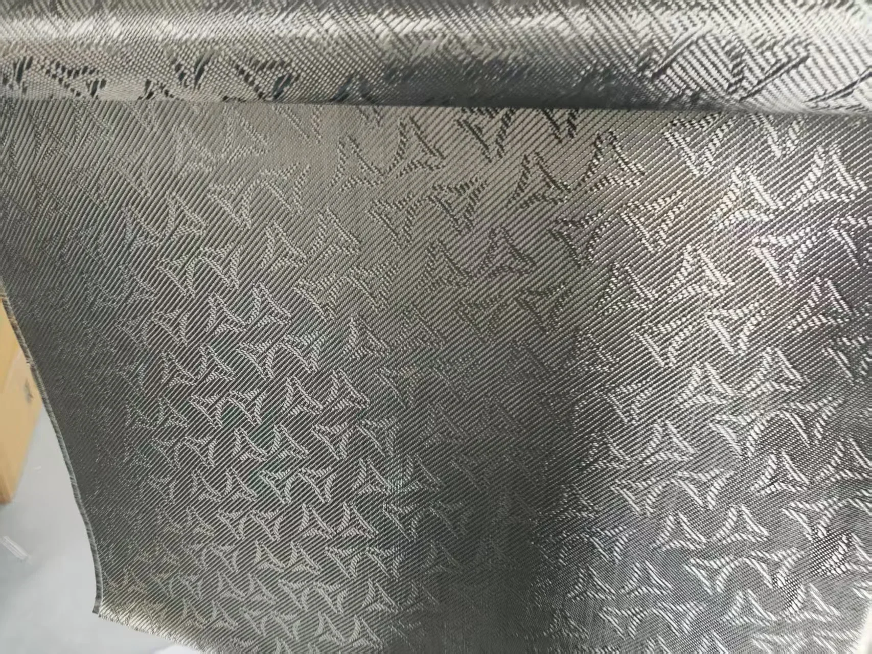 3K 240g real carbon fiber blended fiber fabric, Triangular pattern,used for fishing rod,motorcycle, car, 1m (40