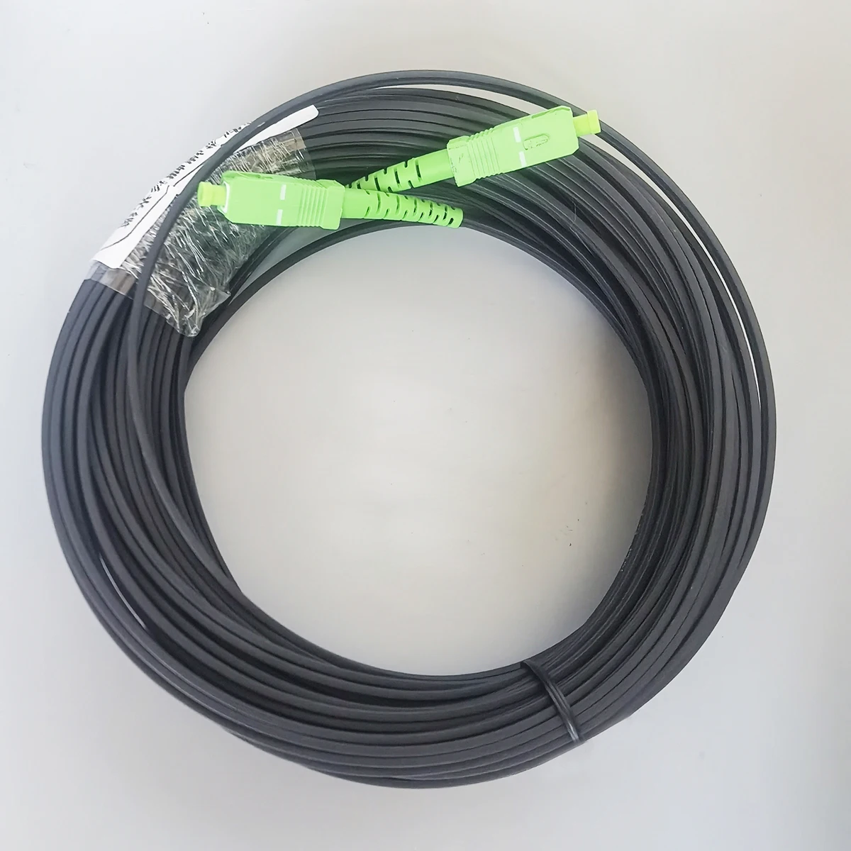 Cable de fibra óptica para interiores, conector SC de 10M-50M, modo único, núcleo simple SC/APC-SC/APC