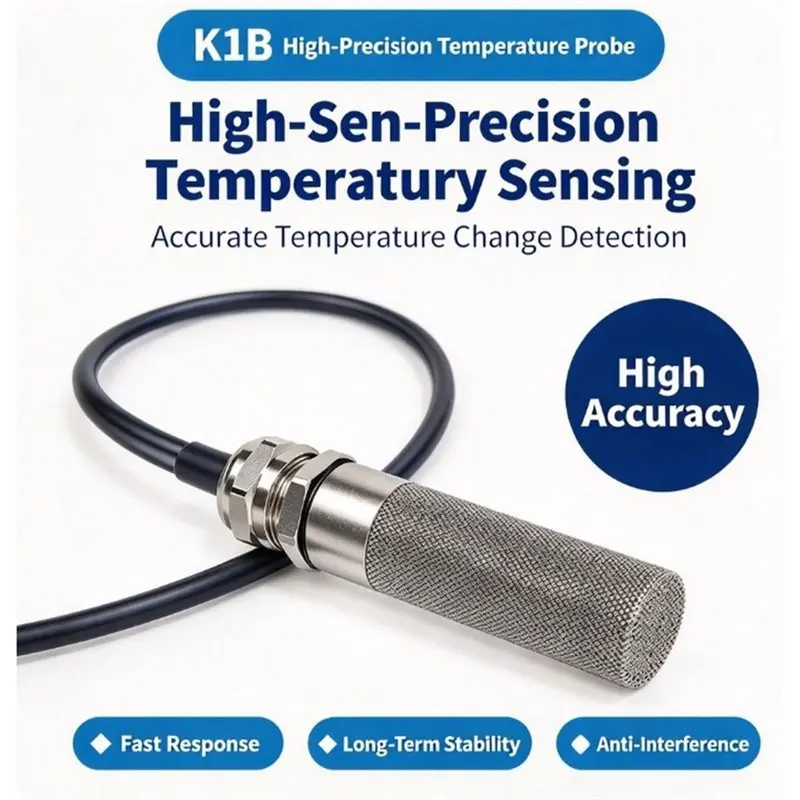 ABUG-1PCS K1B Temperature Humidity Sensor Probe Temperature And Humidity Sensor With RS-485 Communication Module