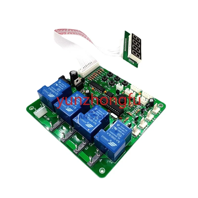 JY-21 4 digits Display  Channel Timer Board for Bill Acceptor Coin Acceptor, Time Control PCB    Water Vendo