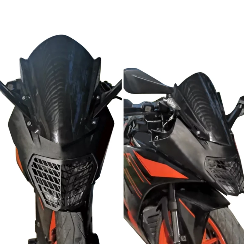 Headlight Head Lamp Light Grille Guard Cover Protector For KTM RC 125 200 390 RC390 2014 2015 2016 2017 2018 2019 2020 2021