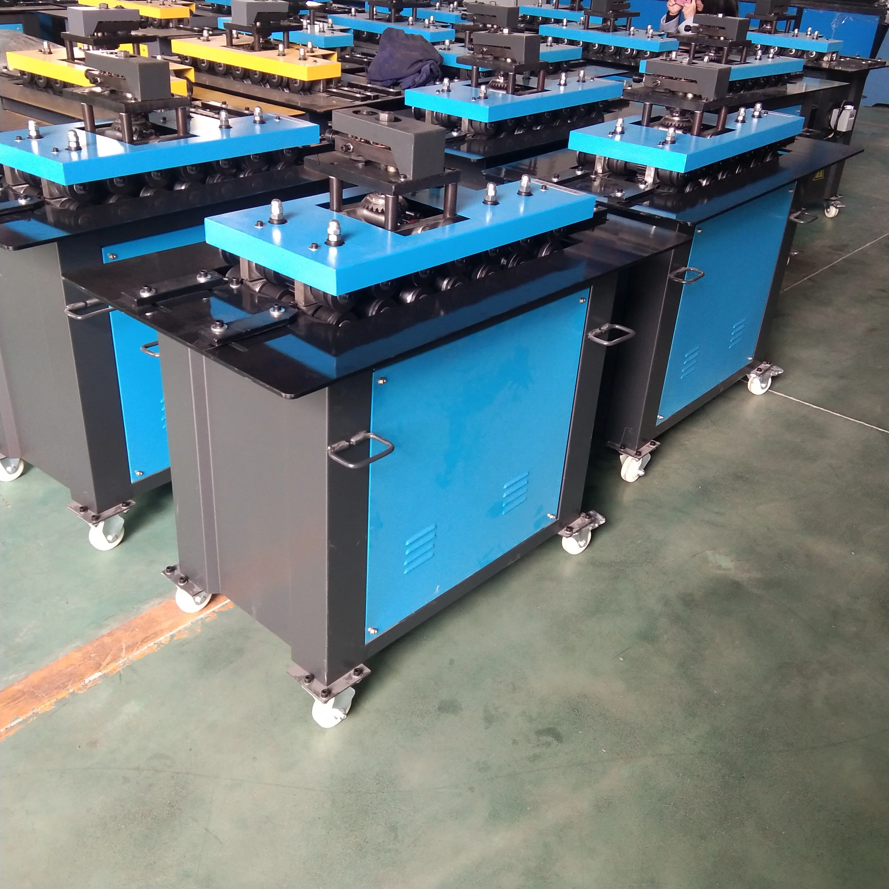 Small Ventilation Duct Equipment Duct Locker Former Machine with 7 Functions