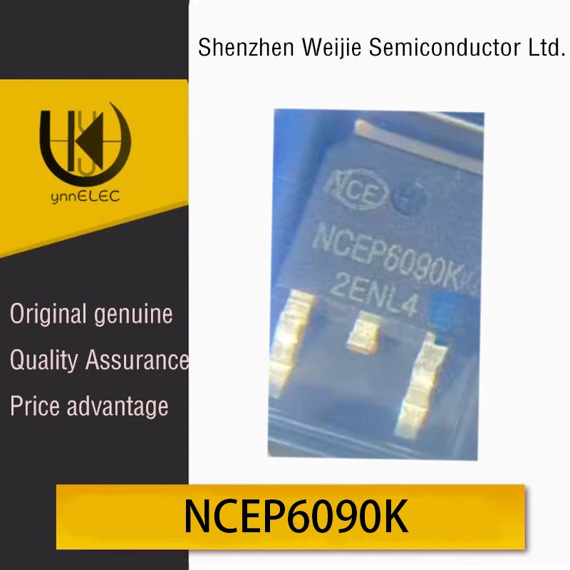 NCEP6090K Оригинальный N-канальный 60 В 90 А TO252 MOS полевой транзисторный чип