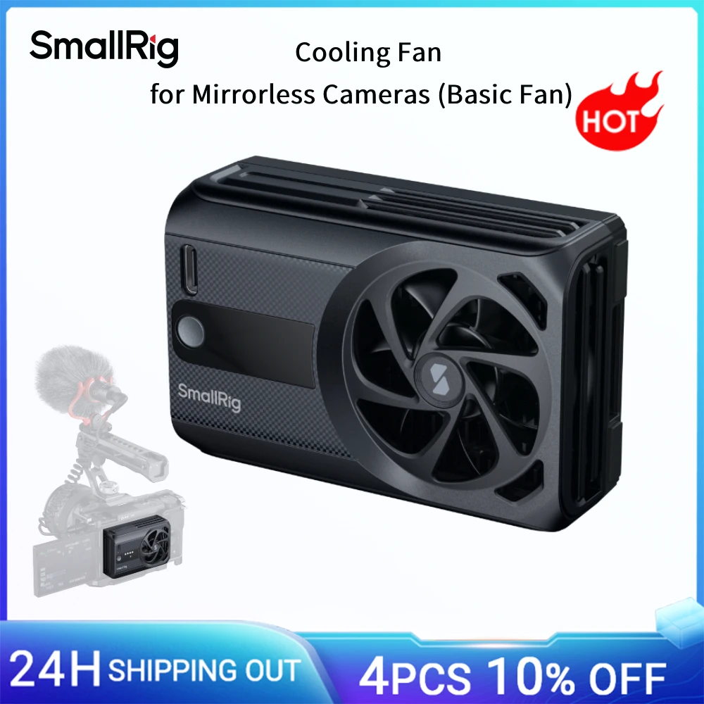 

Вентилятор охлаждения SmallRig для беззеркальных камер Sony A7 IV/A7S III/A7C II/A6700/ZV-E10/FX3/FX30, для Canon R5/R6 Mark III 5329