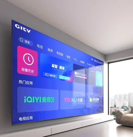 TV sin bordes de 100 pulgadas, LCD de pantalla completa HD 4K de 85 pulgadas, TV de red inteligente de 120 Hz con control de voz grande