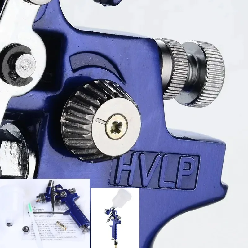 

Professional Mini HVLP Paint Spray Gun with 0.5/0.8/1.0mm Nozzle, H-2000 Pneumatic Airbrush Tool 2025 Hot