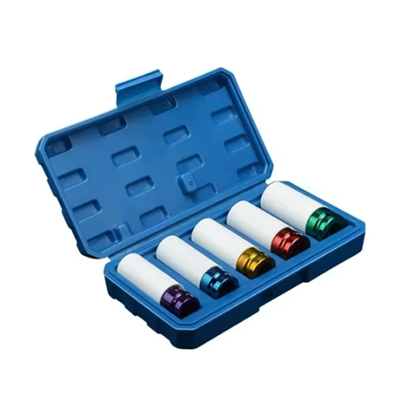 

HLZS-15/17/19/21/22Mm Hex Sockets Pneumatic Wrench Tire Screw Hexagonal Sleeve Tire Protection Impact Nut Socket