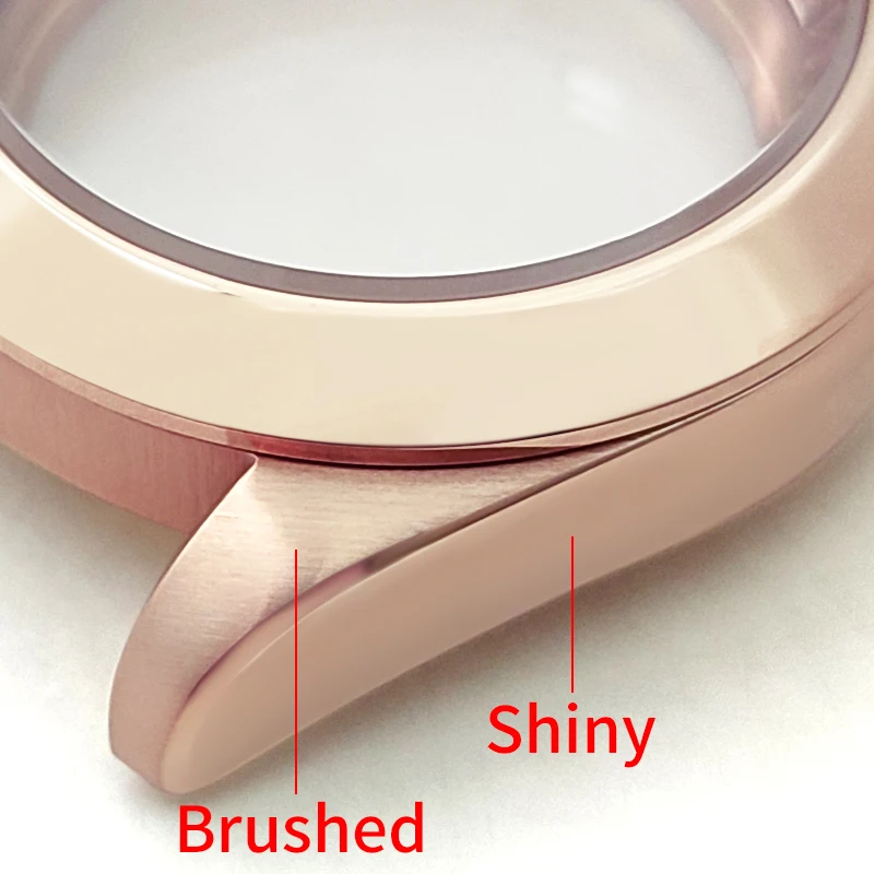 Классический корпус часов Explorer, розовое золото для SKX SKX007 NH35 NH36 4R36, полированная сталь, стальные корпуса, MOD, запасные части для часов