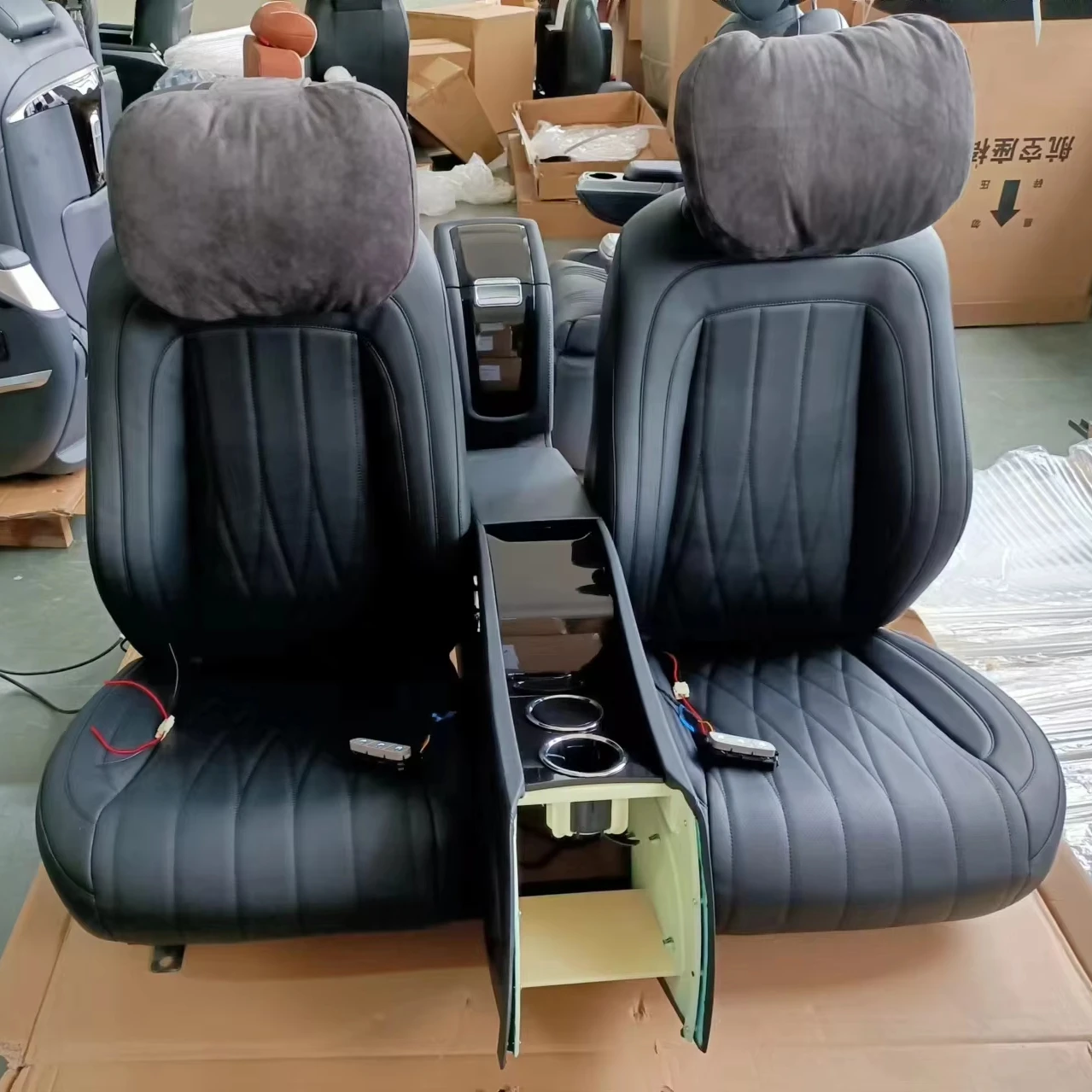 Luxury Modified Captain Seat for G CLass With Central Console Electric Reclining Limousine Seats