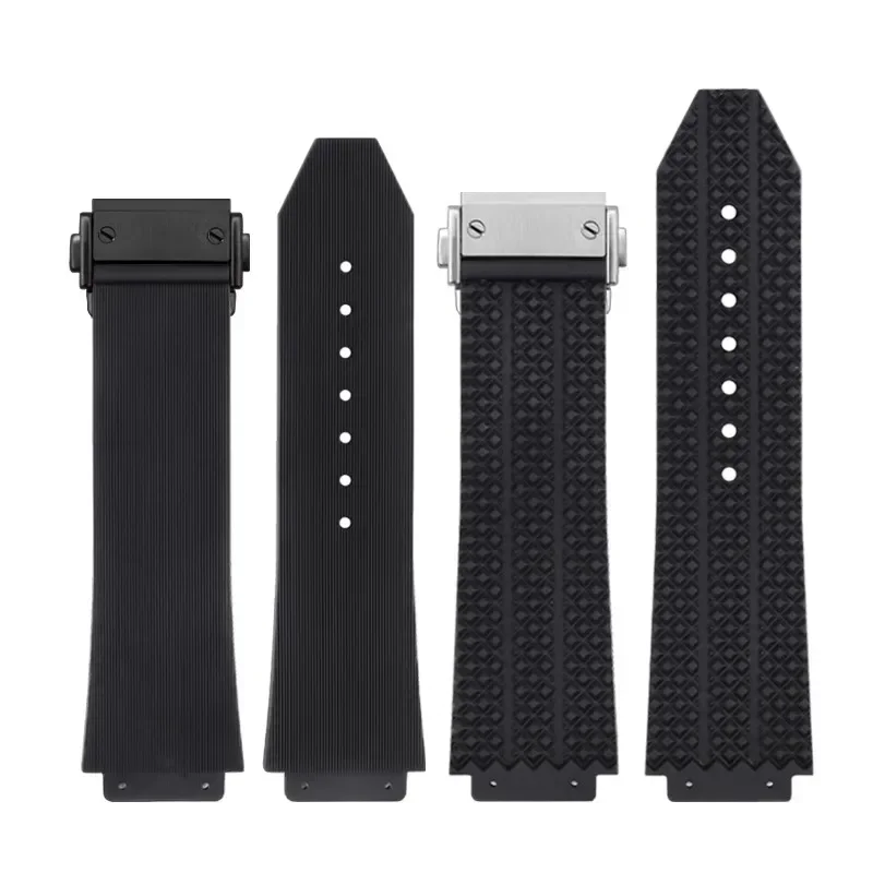 

Silicone Watch Band For HUBLOT BIG BANG Men Waterproof Watch Accessories Strap Wristband Rubber Watch chain 26*19mm